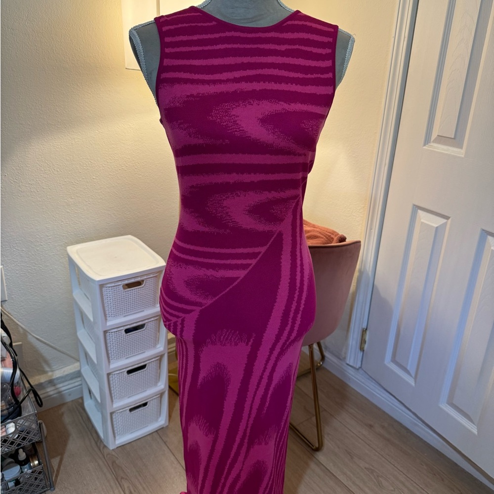 Jluxlabel pink chasing dawn maxi dress size M